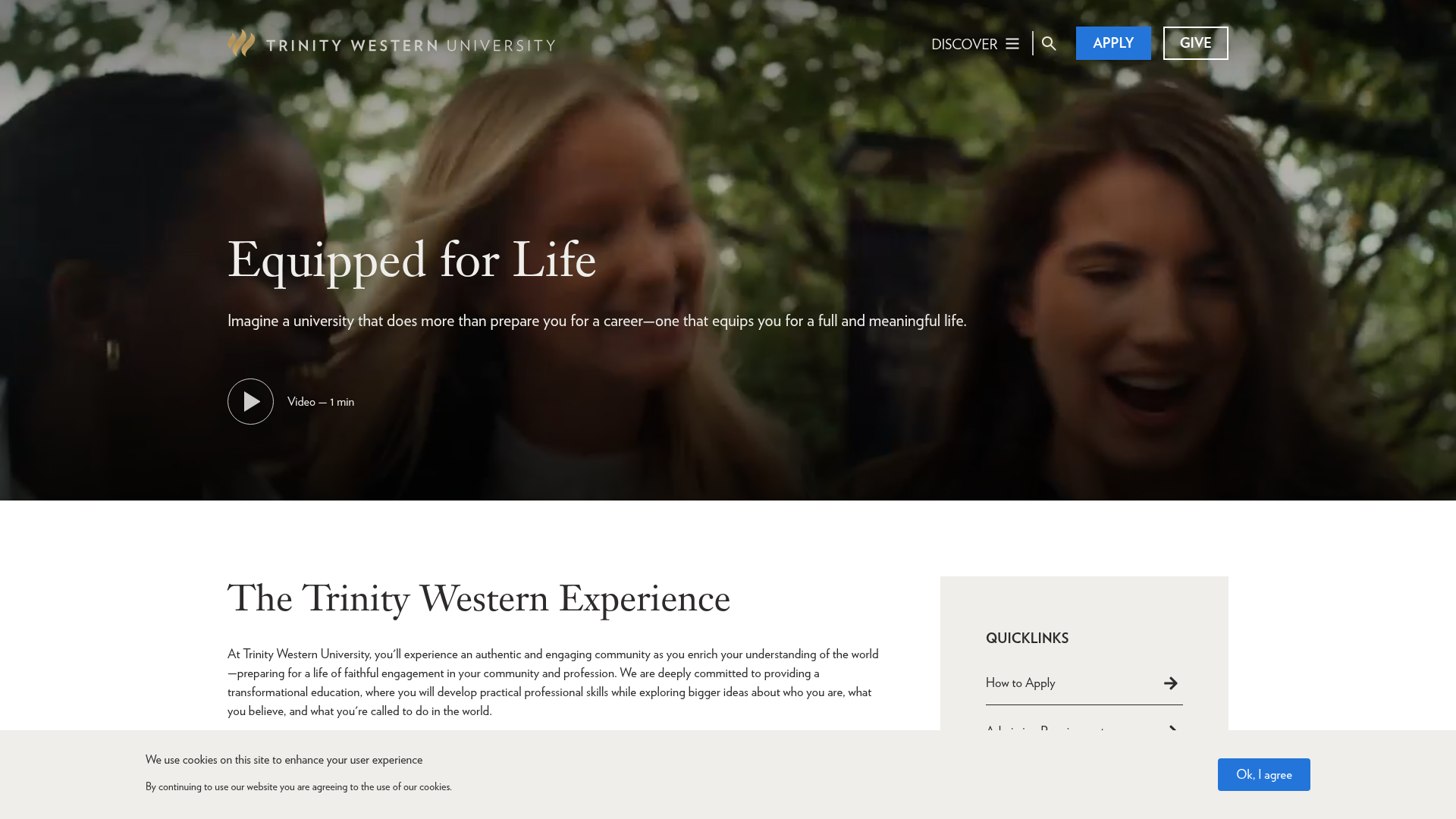 Trinity Western University case study cover